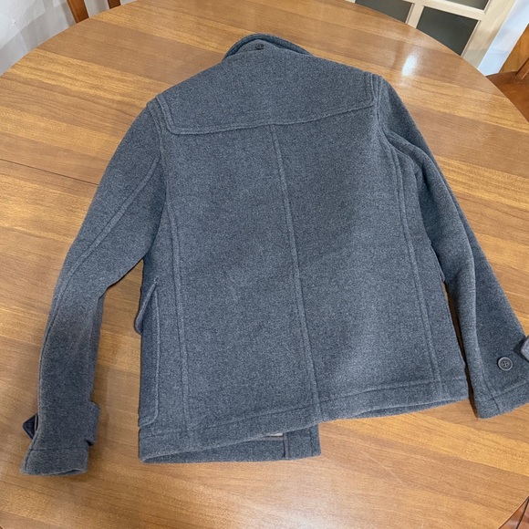 Burberry Charcoal Toggle Pea Coat - Picture 6 of 6